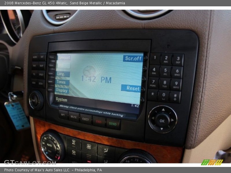 Sand Beige Metallic / Macadamia 2008 Mercedes-Benz GL 450 4Matic