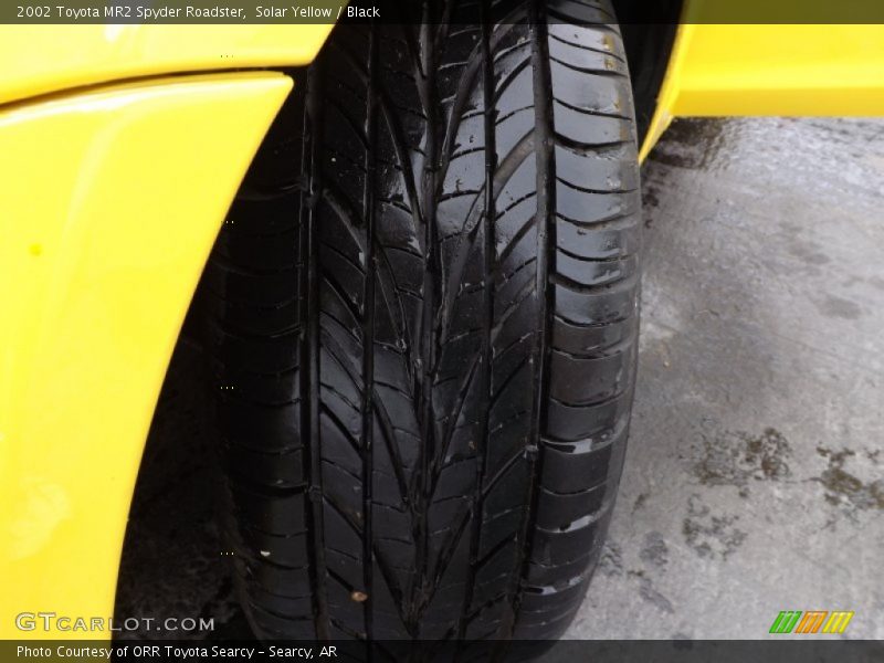 Solar Yellow / Black 2002 Toyota MR2 Spyder Roadster