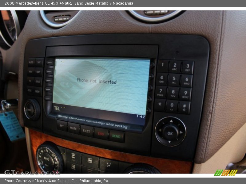 Sand Beige Metallic / Macadamia 2008 Mercedes-Benz GL 450 4Matic