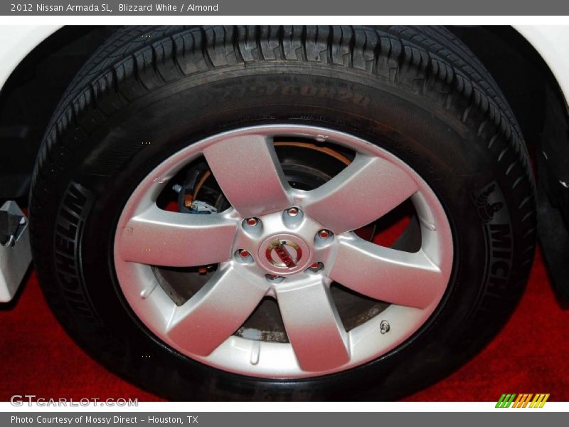 Blizzard White / Almond 2012 Nissan Armada SL