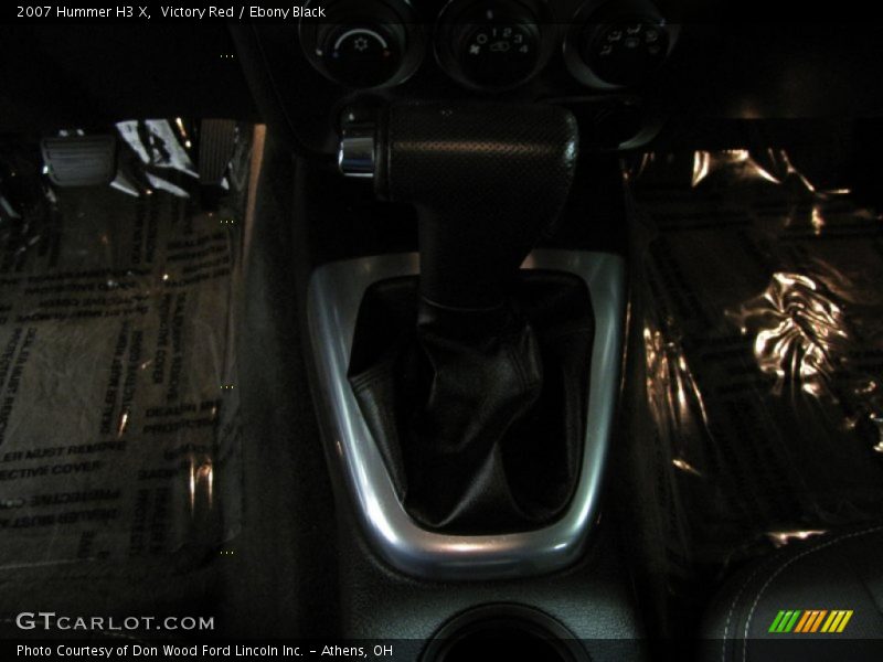Victory Red / Ebony Black 2007 Hummer H3 X
