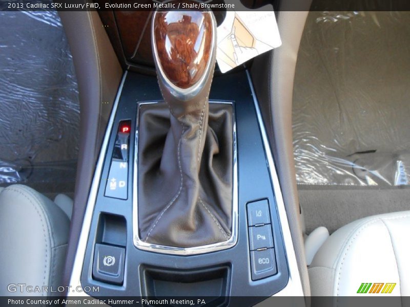 Evolution Green Metallic / Shale/Brownstone 2013 Cadillac SRX Luxury FWD