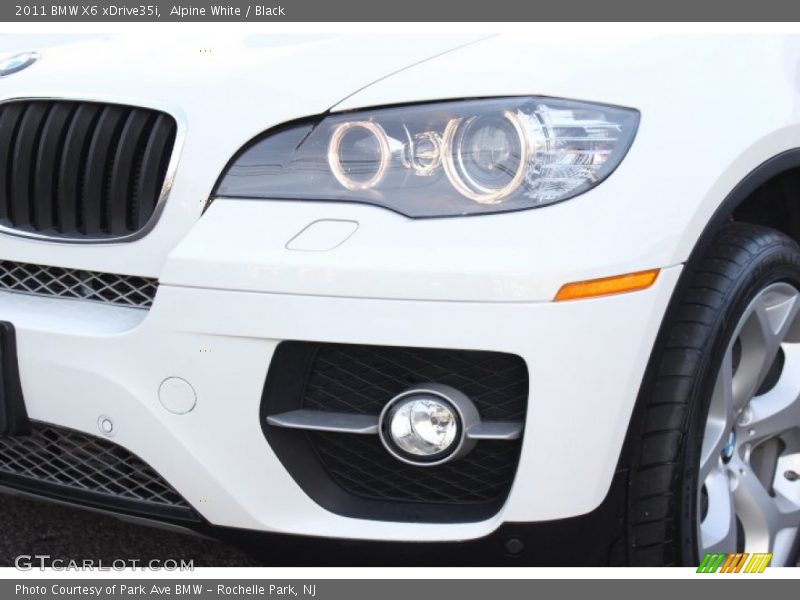 Alpine White / Black 2011 BMW X6 xDrive35i