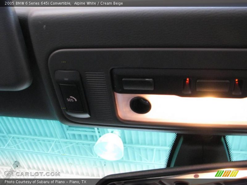 Alpine White / Cream Beige 2005 BMW 6 Series 645i Convertible