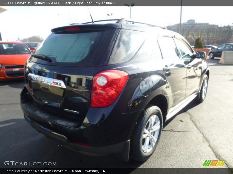 Black / Light Titanium/Jet Black 2011 Chevrolet Equinox LS AWD