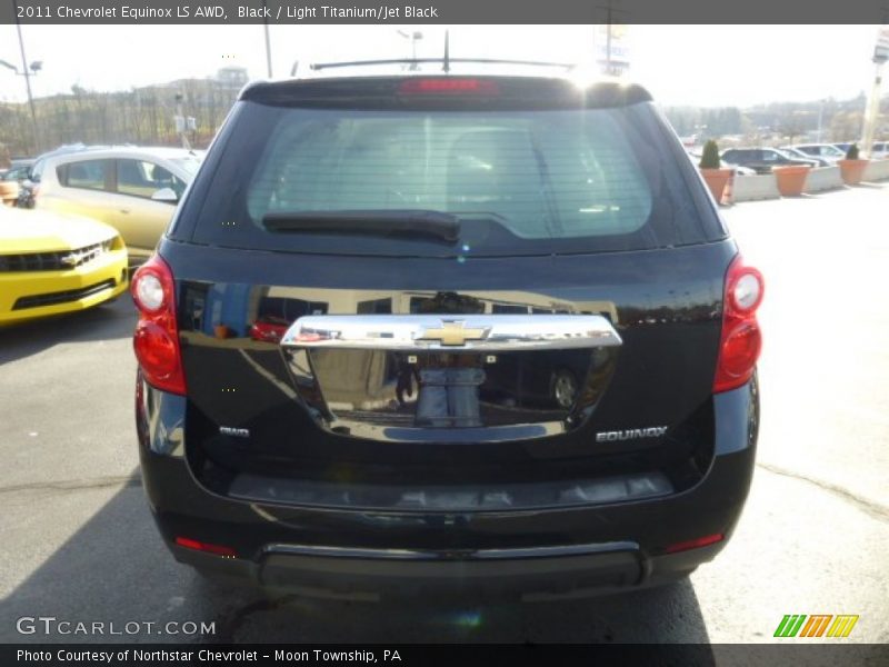 Black / Light Titanium/Jet Black 2011 Chevrolet Equinox LS AWD
