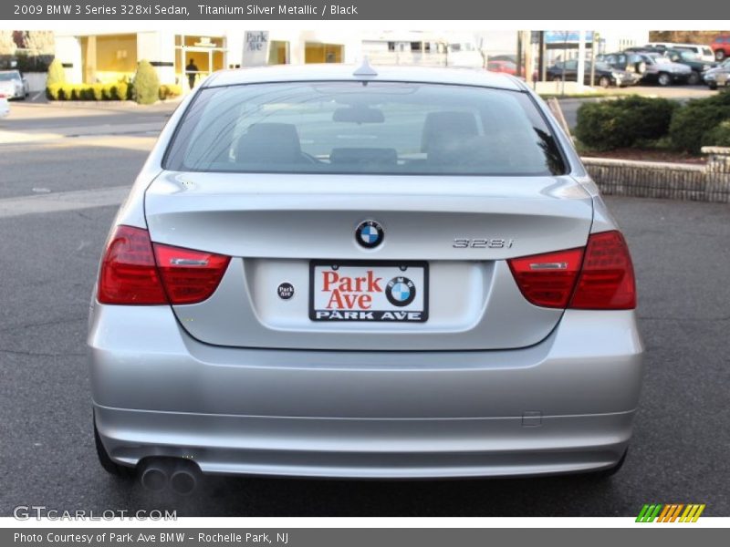 Titanium Silver Metallic / Black 2009 BMW 3 Series 328xi Sedan