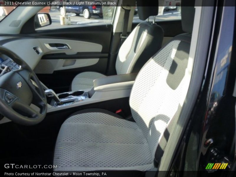 Black / Light Titanium/Jet Black 2011 Chevrolet Equinox LS AWD