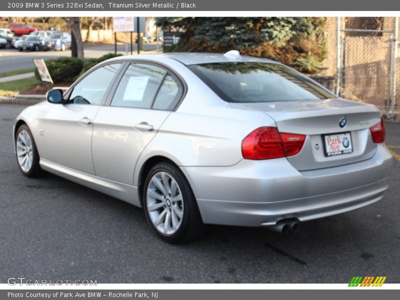 Titanium Silver Metallic / Black 2009 BMW 3 Series 328xi Sedan