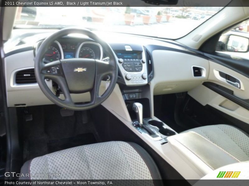 Black / Light Titanium/Jet Black 2011 Chevrolet Equinox LS AWD
