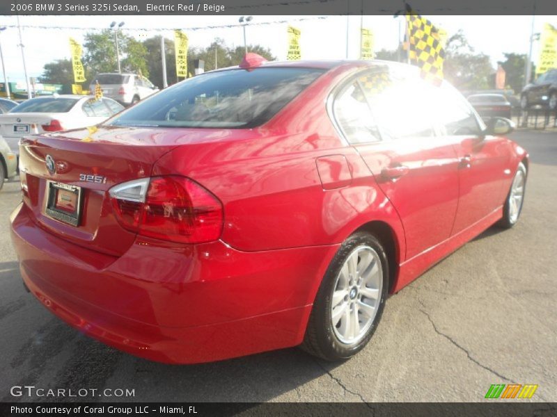 Electric Red / Beige 2006 BMW 3 Series 325i Sedan