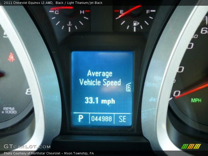 Black / Light Titanium/Jet Black 2011 Chevrolet Equinox LS AWD