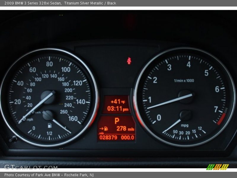  2009 3 Series 328xi Sedan 328xi Sedan Gauges