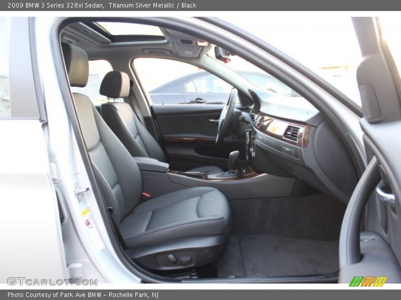 Titanium Silver Metallic / Black 2009 BMW 3 Series 328xi Sedan