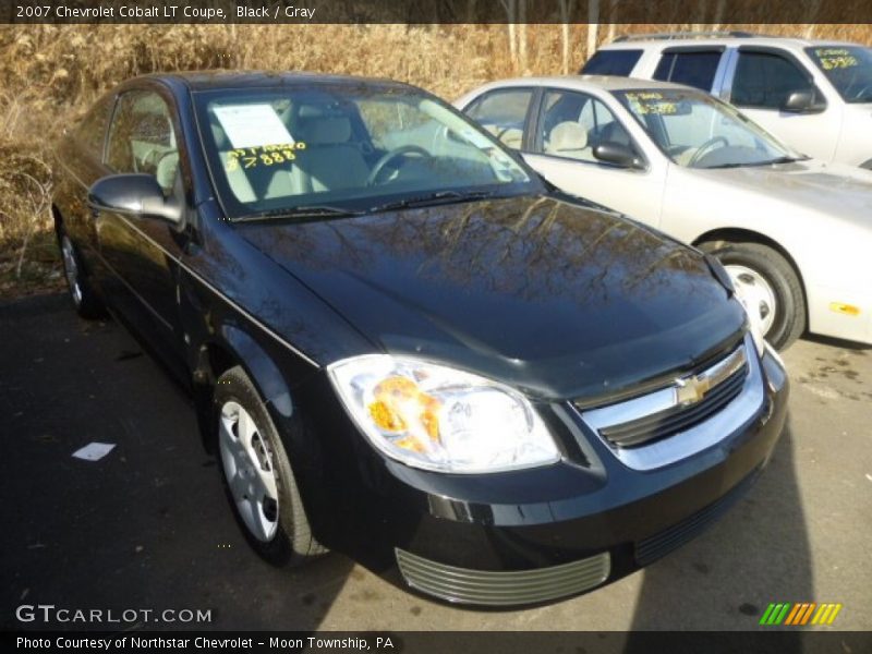 Black / Gray 2007 Chevrolet Cobalt LT Coupe
