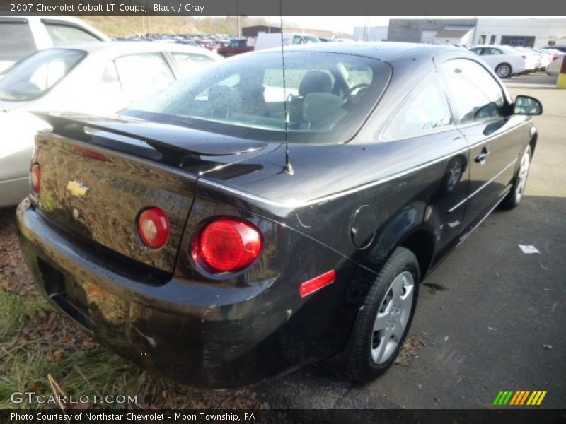 Black / Gray 2007 Chevrolet Cobalt LT Coupe