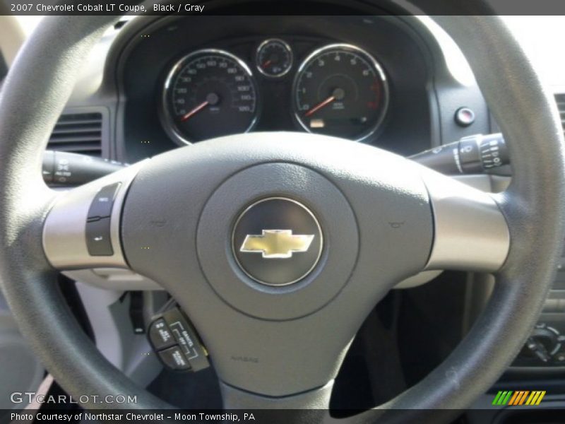 Black / Gray 2007 Chevrolet Cobalt LT Coupe