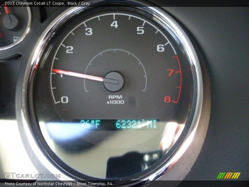 Black / Gray 2007 Chevrolet Cobalt LT Coupe