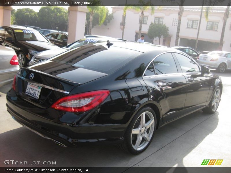 Black / Black 2012 Mercedes-Benz CLS 550 Coupe
