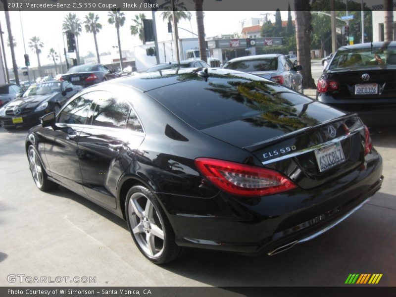 Black / Black 2012 Mercedes-Benz CLS 550 Coupe