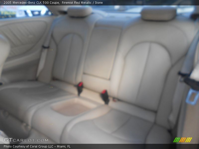 Firemist Red Metallic / Stone 2005 Mercedes-Benz CLK 500 Coupe