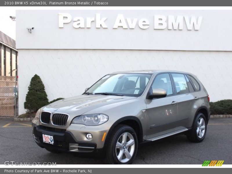 Platinum Bronze Metallic / Tobacco 2010 BMW X5 xDrive30i