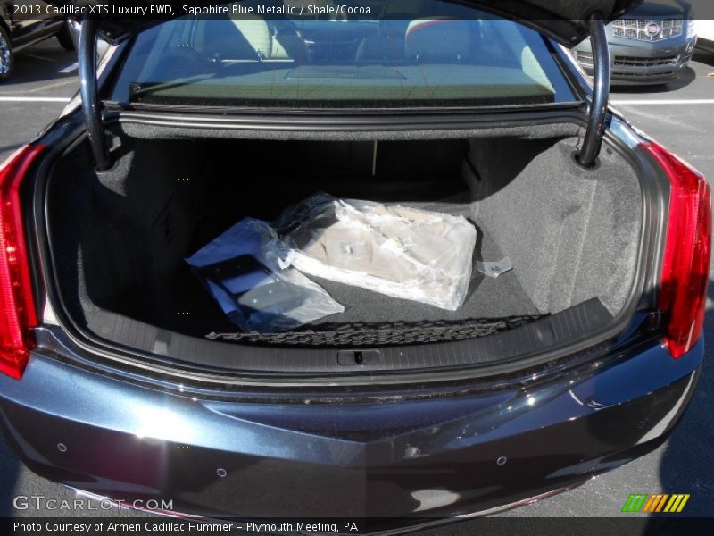 Sapphire Blue Metallic / Shale/Cocoa 2013 Cadillac XTS Luxury FWD