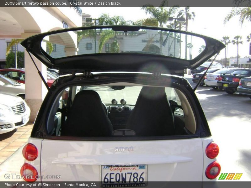 Crystal White / Design Black 2008 Smart fortwo passion coupe