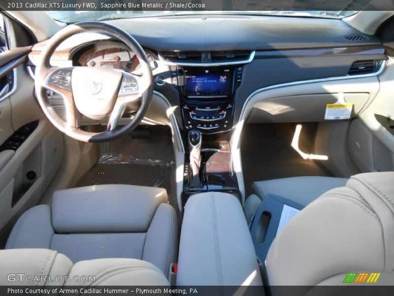Sapphire Blue Metallic / Shale/Cocoa 2013 Cadillac XTS Luxury FWD