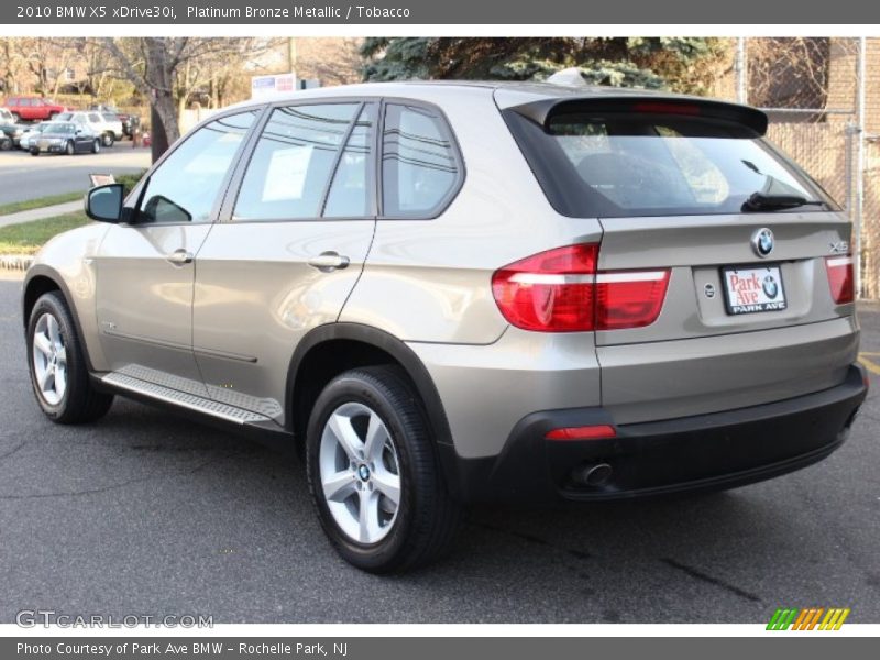 Platinum Bronze Metallic / Tobacco 2010 BMW X5 xDrive30i