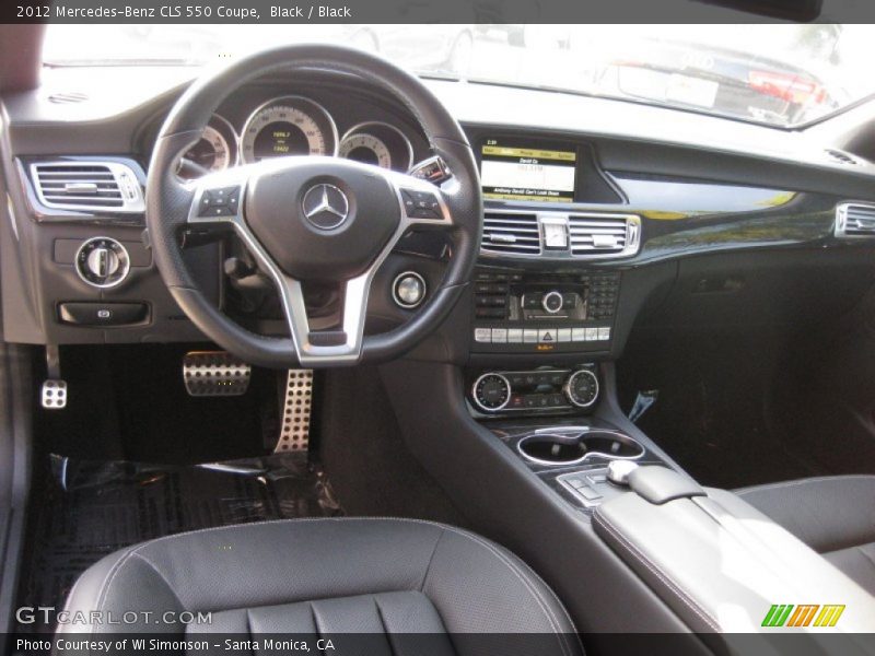 Black / Black 2012 Mercedes-Benz CLS 550 Coupe