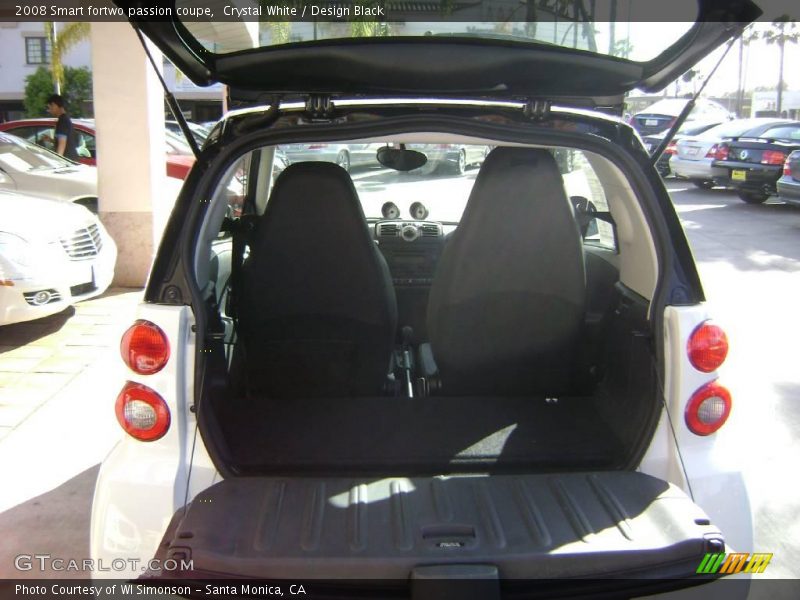 Crystal White / Design Black 2008 Smart fortwo passion coupe