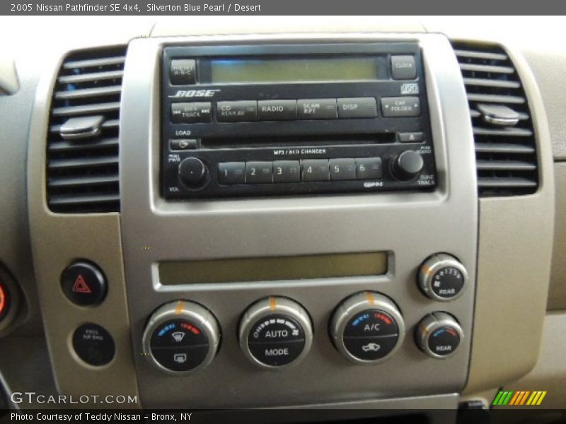 Silverton Blue Pearl / Desert 2005 Nissan Pathfinder SE 4x4