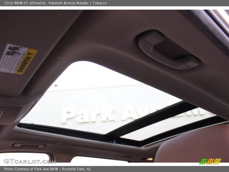 Platinum Bronze Metallic / Tobacco 2010 BMW X5 xDrive30i