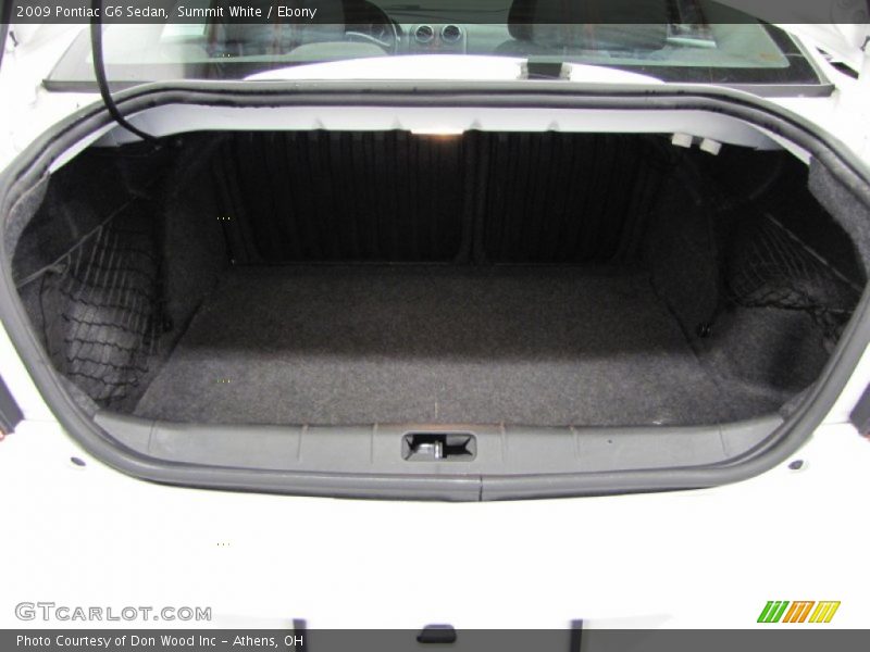  2009 G6 Sedan Trunk
