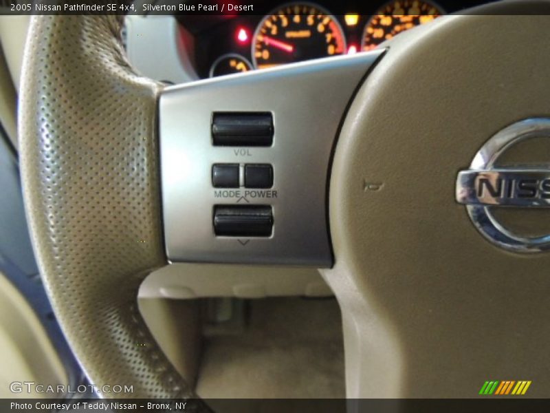 Silverton Blue Pearl / Desert 2005 Nissan Pathfinder SE 4x4