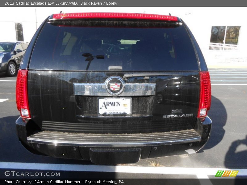 Black Raven / Ebony 2013 Cadillac Escalade ESV Luxury AWD