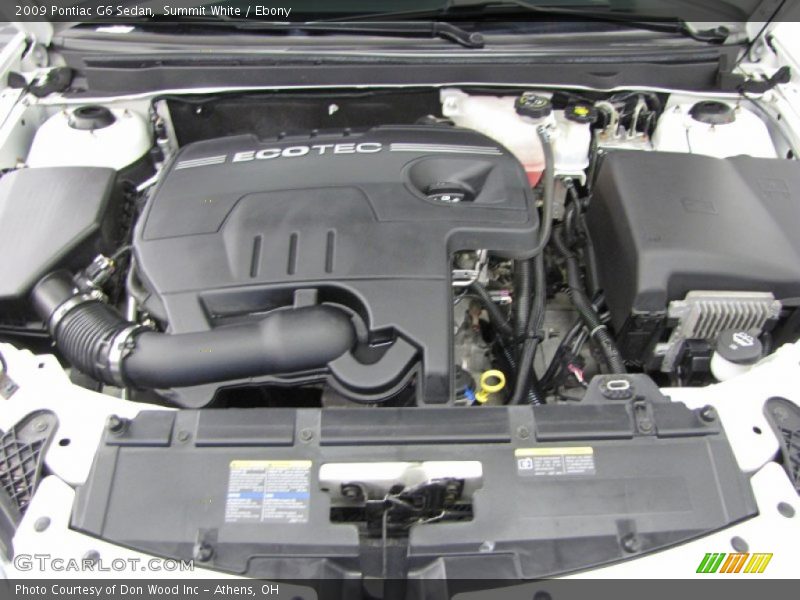  2009 G6 Sedan Engine - 2.4 Liter DOHC 16-Valve VVT 4 Cylinder