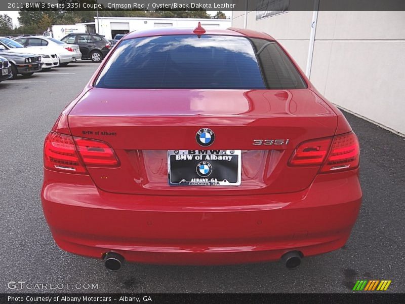 Crimson Red / Oyster/Black Dakota Leather 2011 BMW 3 Series 335i Coupe