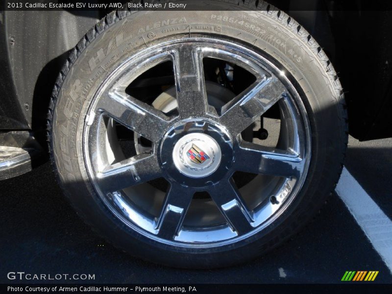 Black Raven / Ebony 2013 Cadillac Escalade ESV Luxury AWD