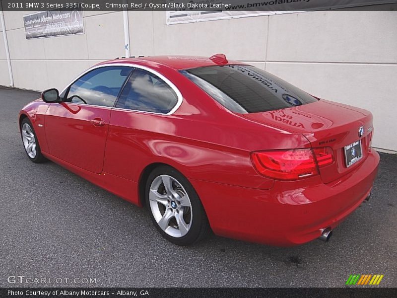 Crimson Red / Oyster/Black Dakota Leather 2011 BMW 3 Series 335i Coupe