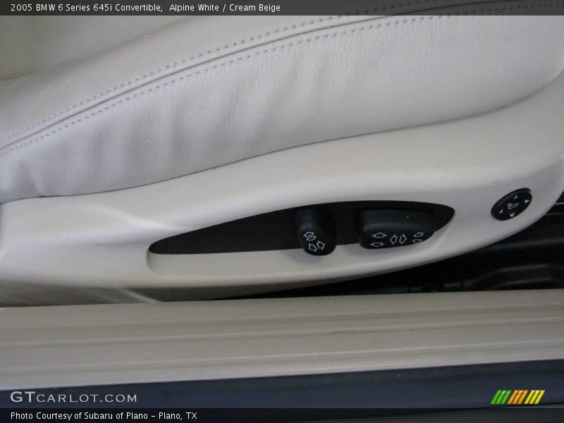 Alpine White / Cream Beige 2005 BMW 6 Series 645i Convertible