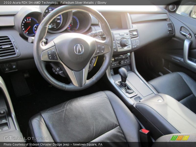 Palladium Silver Metallic / Ebony 2010 Acura RDX SH-AWD Technology