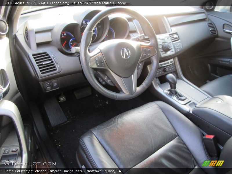 Palladium Silver Metallic / Ebony 2010 Acura RDX SH-AWD Technology