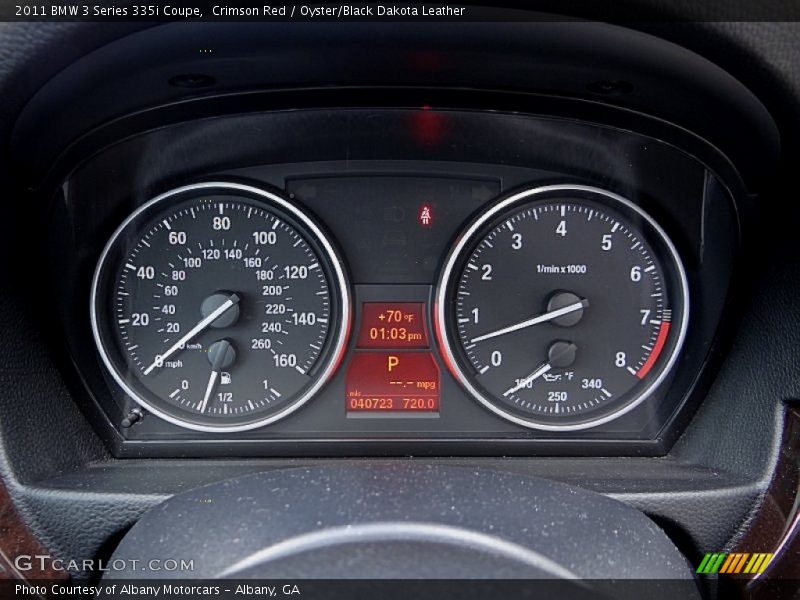  2011 3 Series 335i Coupe 335i Coupe Gauges