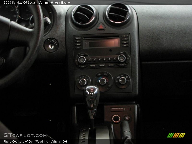 Controls of 2009 G6 Sedan