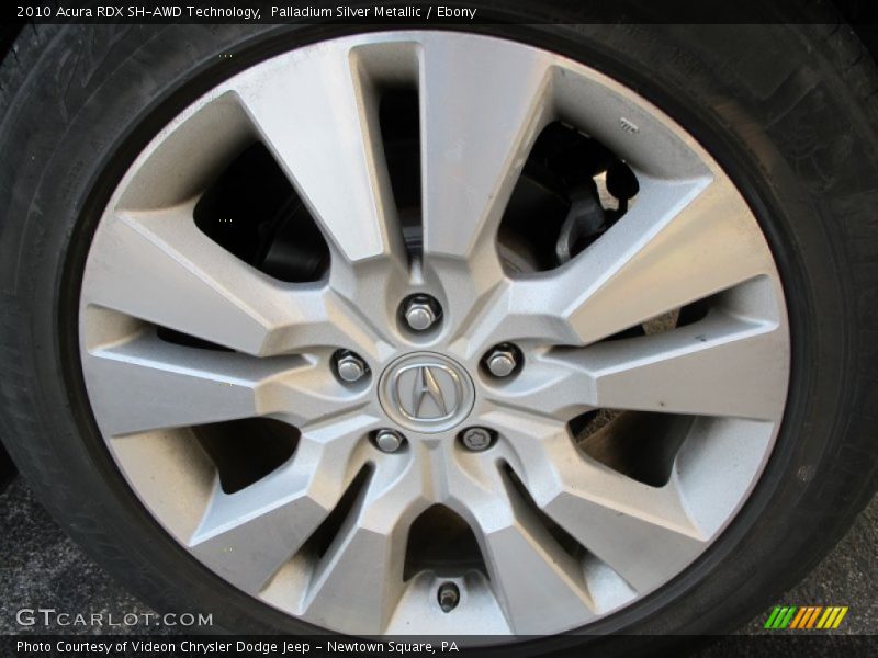 Palladium Silver Metallic / Ebony 2010 Acura RDX SH-AWD Technology