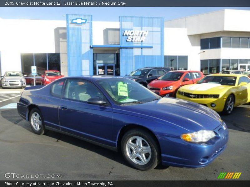 Laser Blue Metallic / Medium Gray 2005 Chevrolet Monte Carlo LS