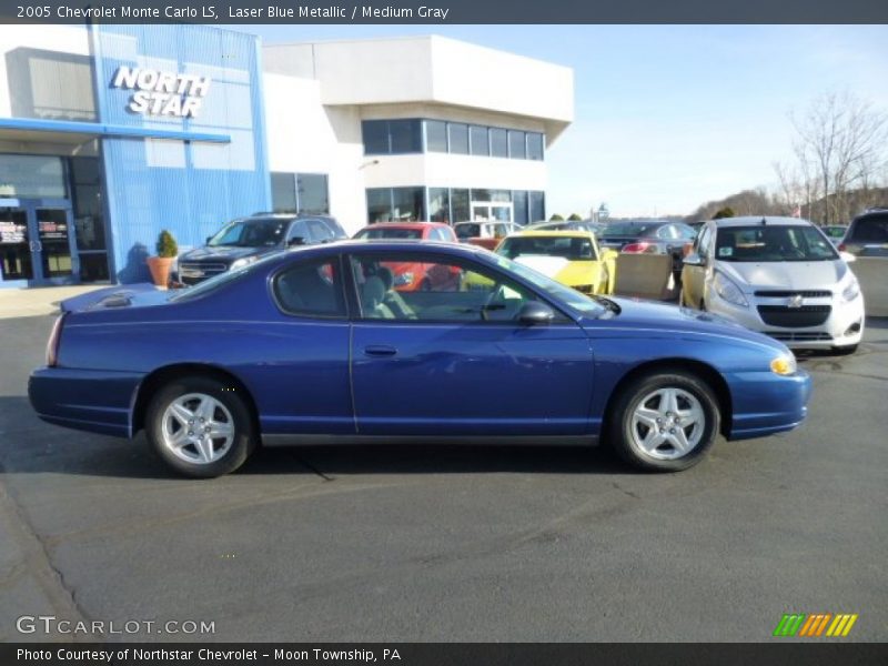 Laser Blue Metallic / Medium Gray 2005 Chevrolet Monte Carlo LS