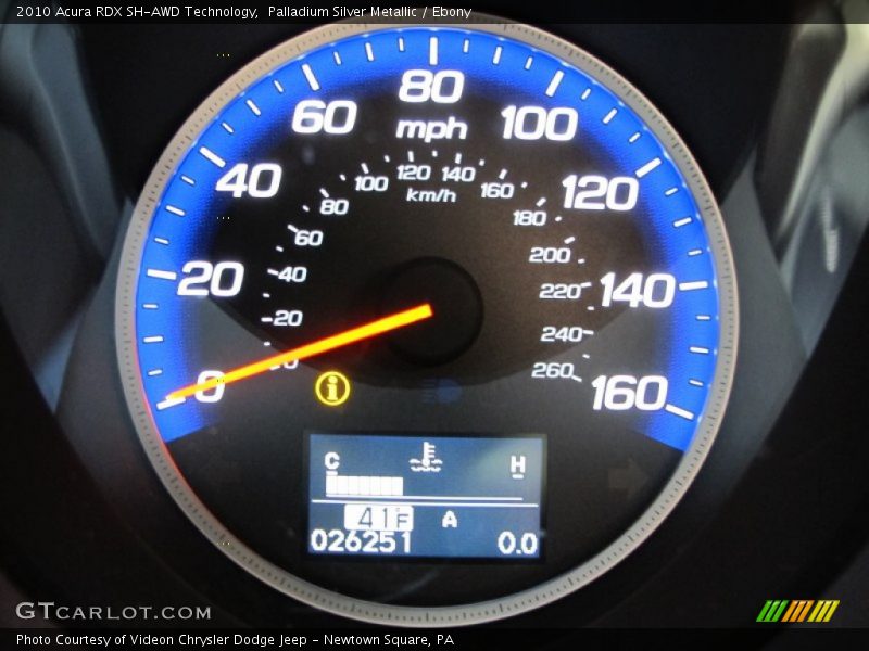 Palladium Silver Metallic / Ebony 2010 Acura RDX SH-AWD Technology